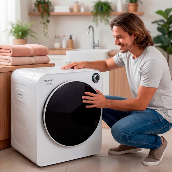 SECADORA DE ROUPAS PISO, BANCADA OU PAREDE SUGGAR 8KG - Imagem principal - f557dae0-f7b5-4ddb-92d4-5b022d32cd7d