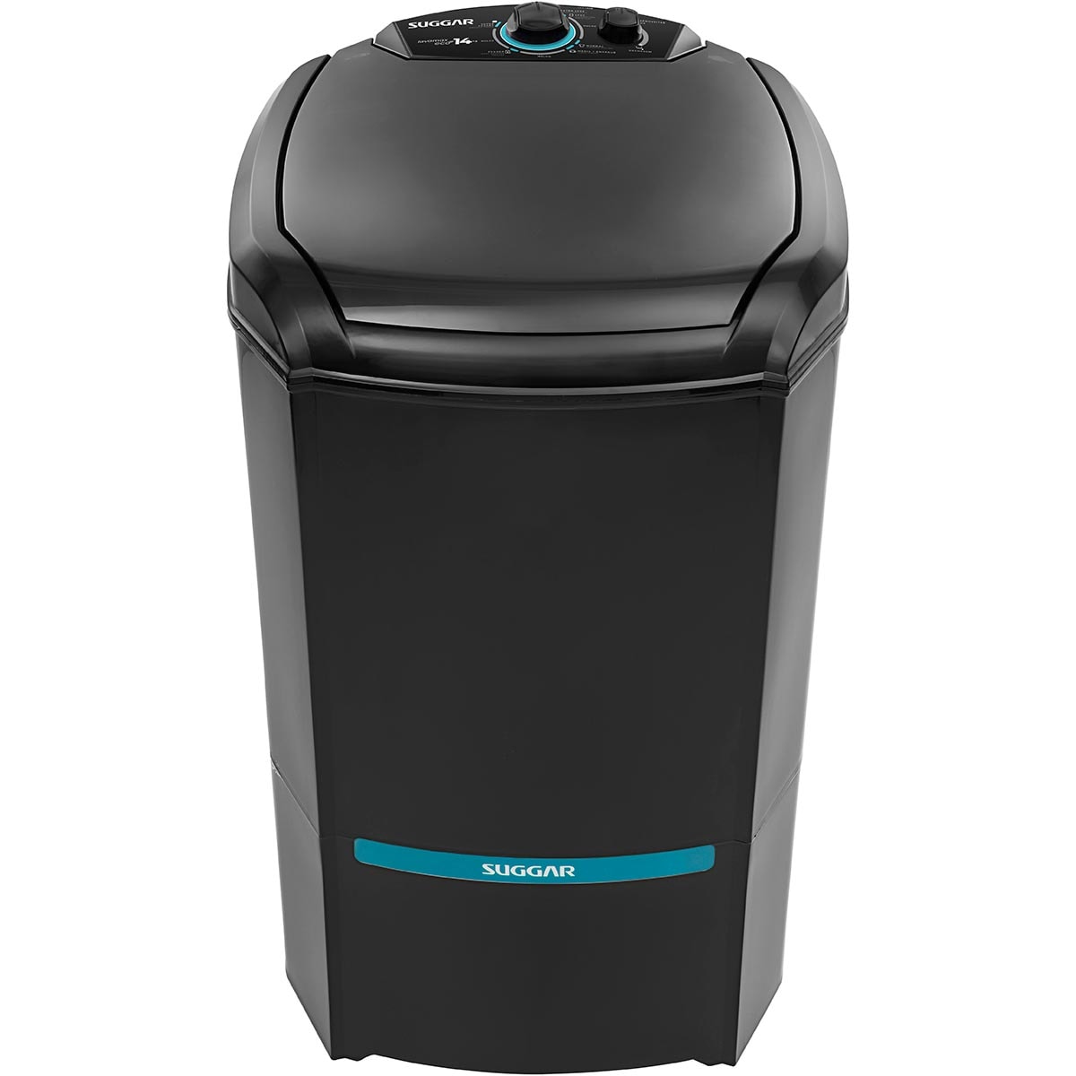 Tanquinho Lavamax Eco 14 Kg Preta Suggar - 436033ce-a599-42c1-888a-ef531605fbd9
