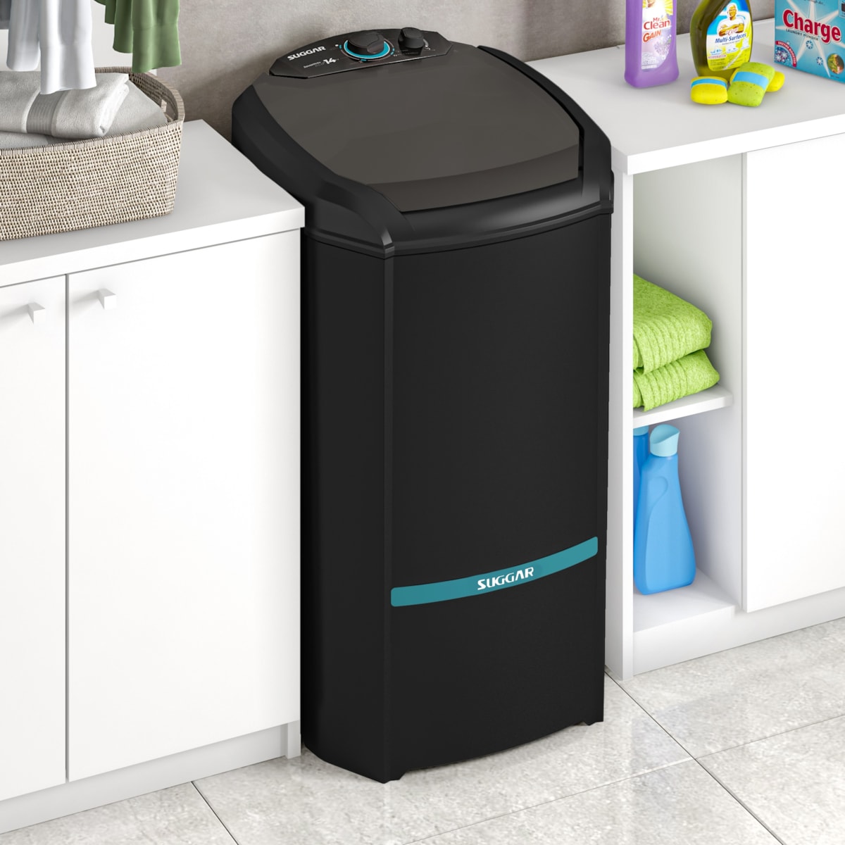 Tanquinho Lavamax Eco 14 Kg Preta Suggar - ca2750d4-cd42-4f88-a7f3-ee9166212d62