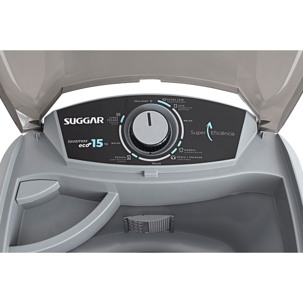 Tanquinho Lavamax Eco 15kg Prata Suggar - 72ac60cb-05ef-4ff1-996a-302129eaa748