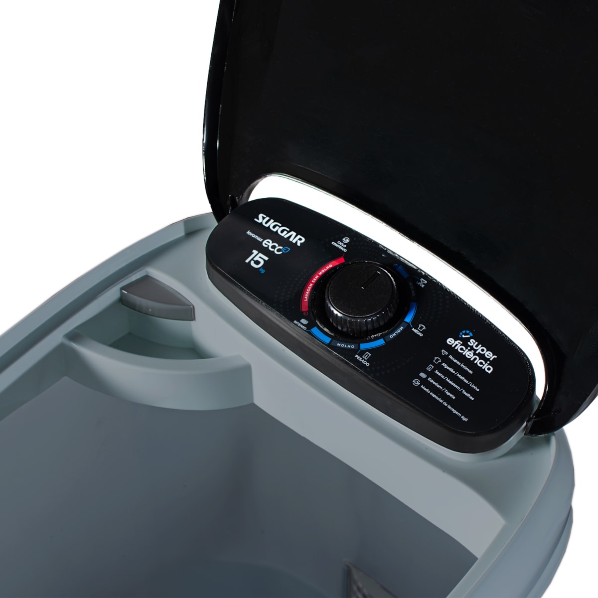 Tanquinho Lavamax Eco 15kg Prata Suggar - Imagem principal - 3f9c2614-81a1-471f-86a2-b00767bd2fcc