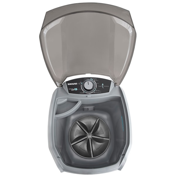 Tanquinho Lavamax Eco 15kg Prata Suggar - Imagem principal - ce08c008-fa40-45e5-b3c5-5e81635048cd