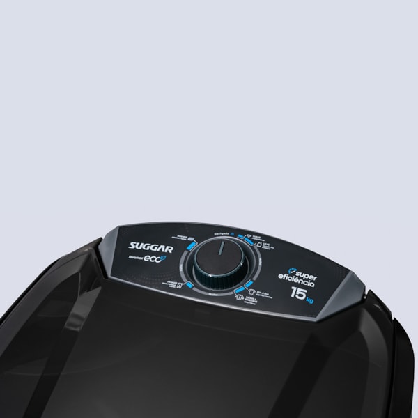 Tanquinho Lavamax Eco 15kg Preta Suggar - Imagem principal - f8ae8a34-78d2-4fe5-b9f8-9a6433955795