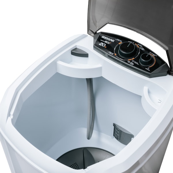 Tanquinho Lavamax Eco 20 Kg Branca Suggar - Imagem principal - 4751f63c-f593-4782-904d-3619afdc6bc6
