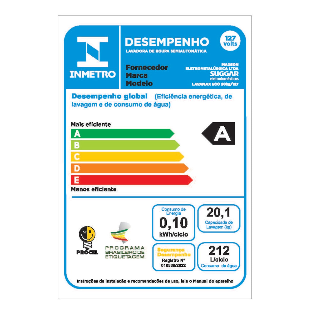 Tanquinho Lavamax Eco 20 Kg Branca Suggar - af92f21f-6b2f-4821-93d1-ce4f73b9abc6