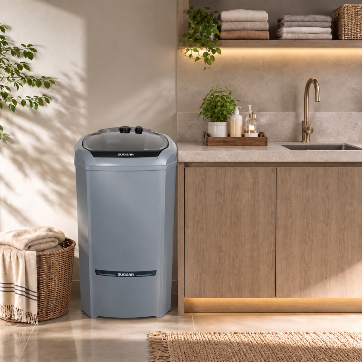 Tanquinho Lavamax Eco 20 Kg Prata Suggar - Imagem principal - 8c71949a-6981-47f6-842b-6168c02a3bae