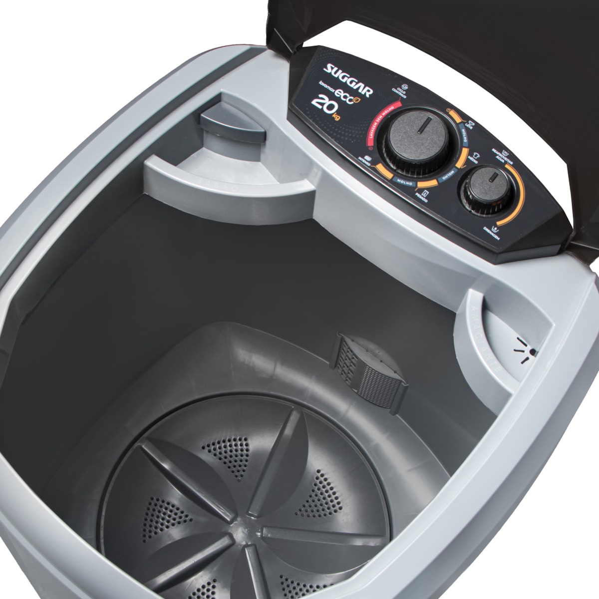 Tanquinho Lavamax Eco 20 Kg Prata Suggar - Imagem principal - a4803212-b098-4b69-8000-2994a271a54f