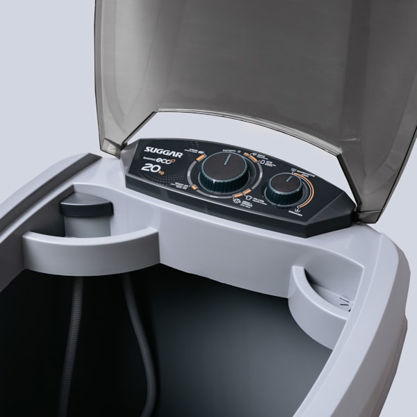 Tanquinho Lavamax Eco 20 Kg Prata Suggar - Imagem principal - 0e98906f-3212-4d7c-b66f-36aabb431526