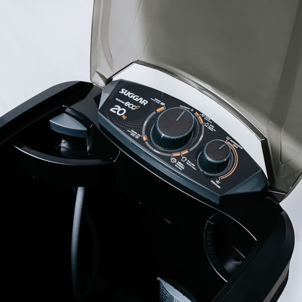 Tanquinho Lavamax Eco 20 Kg Preta Suggar - Imagem principal - 9234d2a9-fbb9-43d3-a71d-6588c42b07fe