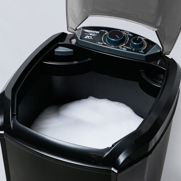 Tanquinho Lavamax Eco 20 Kg Preta Suggar - Imagem principal - 6c392c6d-70f9-4339-81ea-1037fb4a92cd