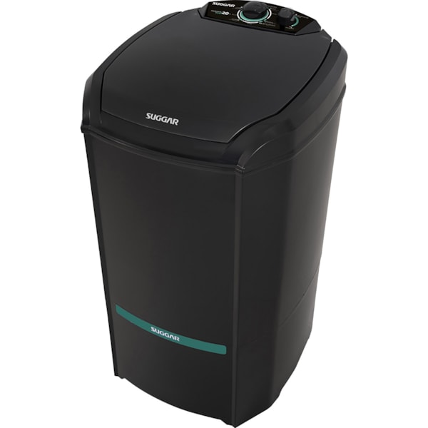Tanquinho Lavamax Eco 20 Kg Preta Suggar - Imagem principal - 6d710424-d01c-47bc-9bd2-d6f7ae19c0ea