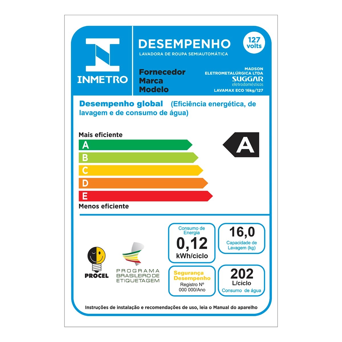 Tanquinho Lavamax Eco Suggar 16 Kg Branca - 8e03c4b9-f30f-45dc-8508-274cd7c0855b