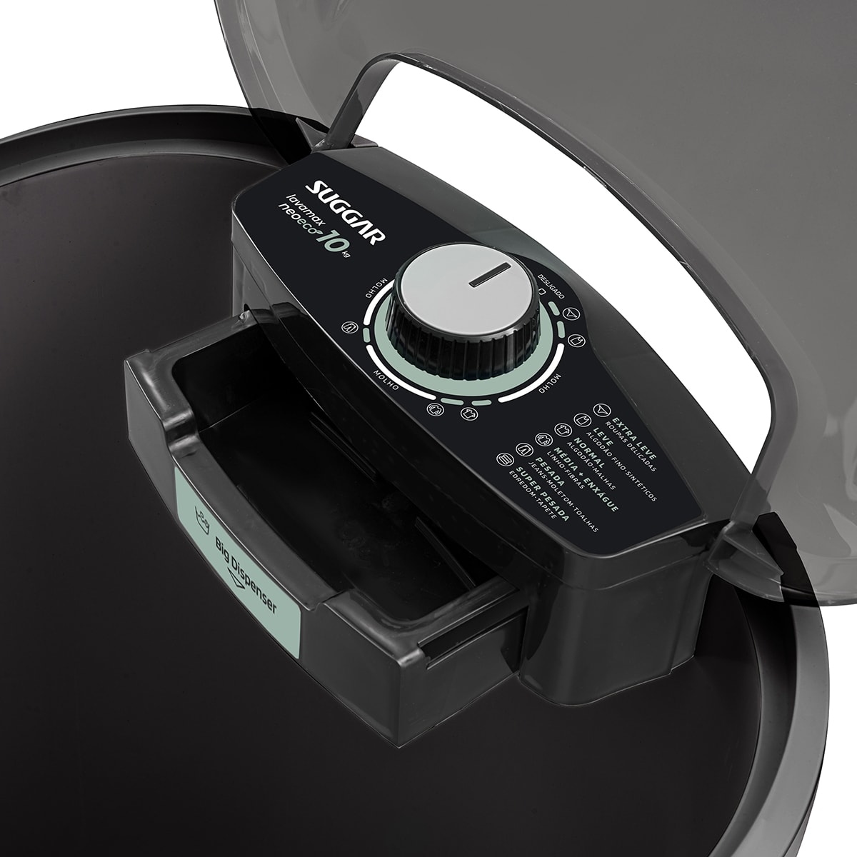 Tanquinho Neo Eco 10KG Preta Suggar - b673d8ed-7d00-455b-ae60-a8c60d74b899