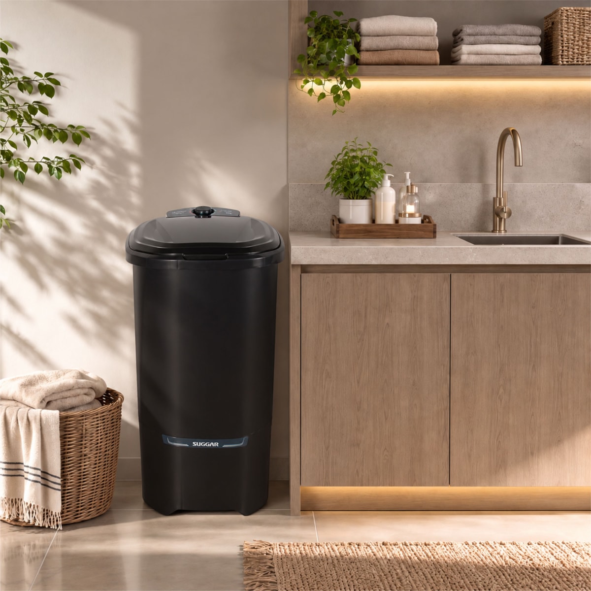 Tanquinho Neo Eco 10KG Preta Suggar - Imagem principal - f86416d4-e734-45d0-a7de-c22c3a1615f6