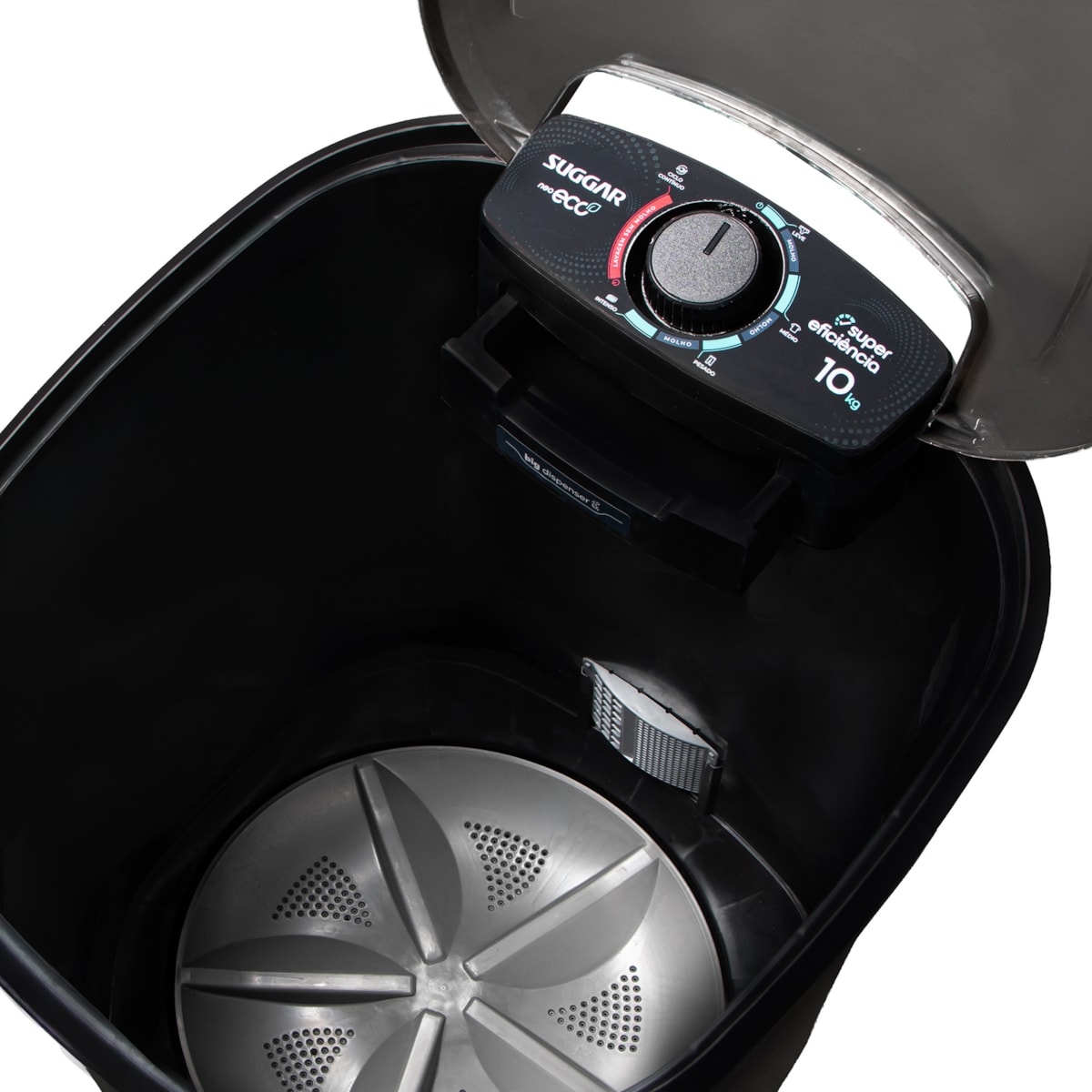 Tanquinho Neo Eco 10KG Preta Suggar - Imagem principal - a8d509b2-b0bc-416a-8213-0cce214cfa3c
