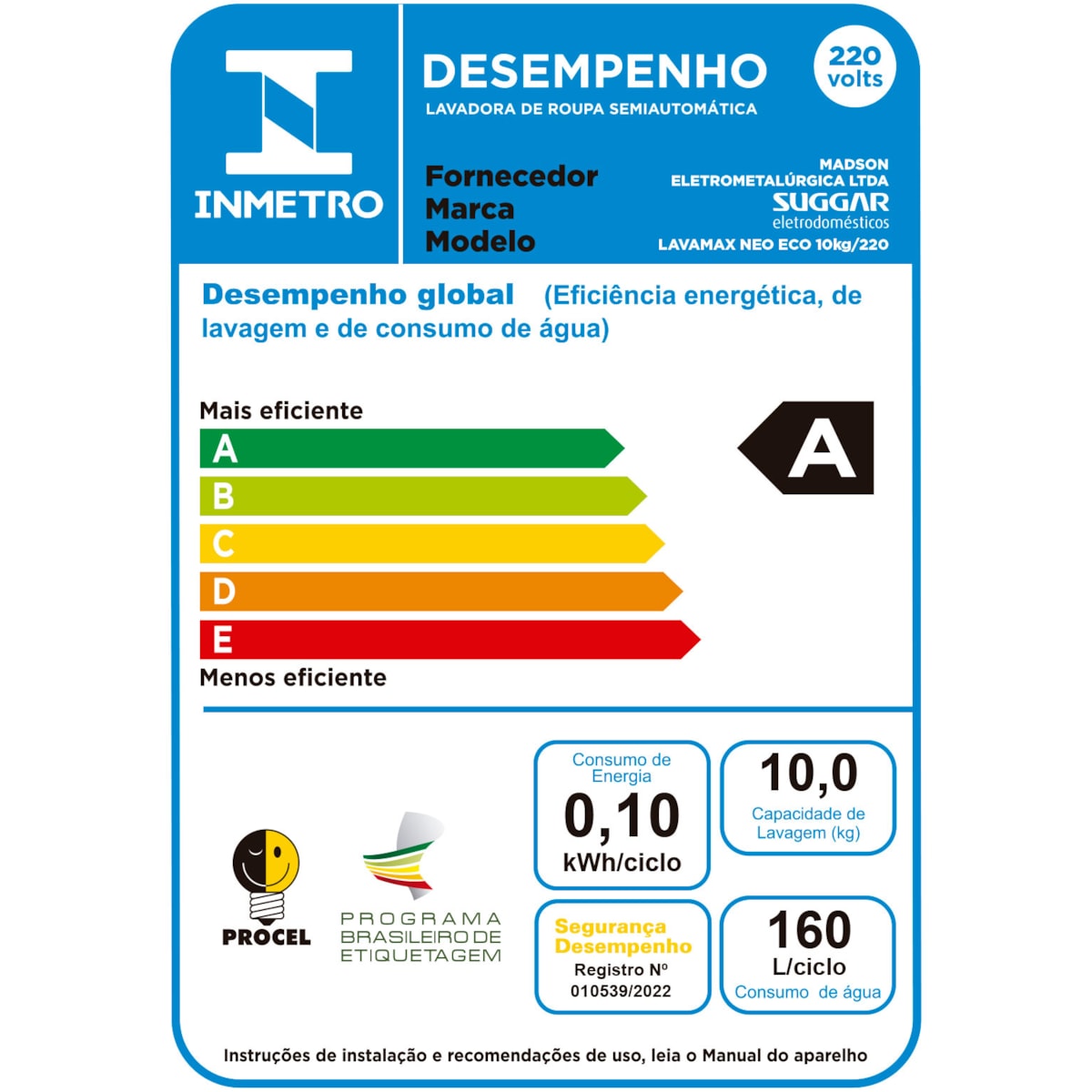 Tanquinho Neo Eco 10KG Preta Suggar - Imagem principal - 8d5f42bf-32dc-4a86-b6fb-5c354a0f7b06