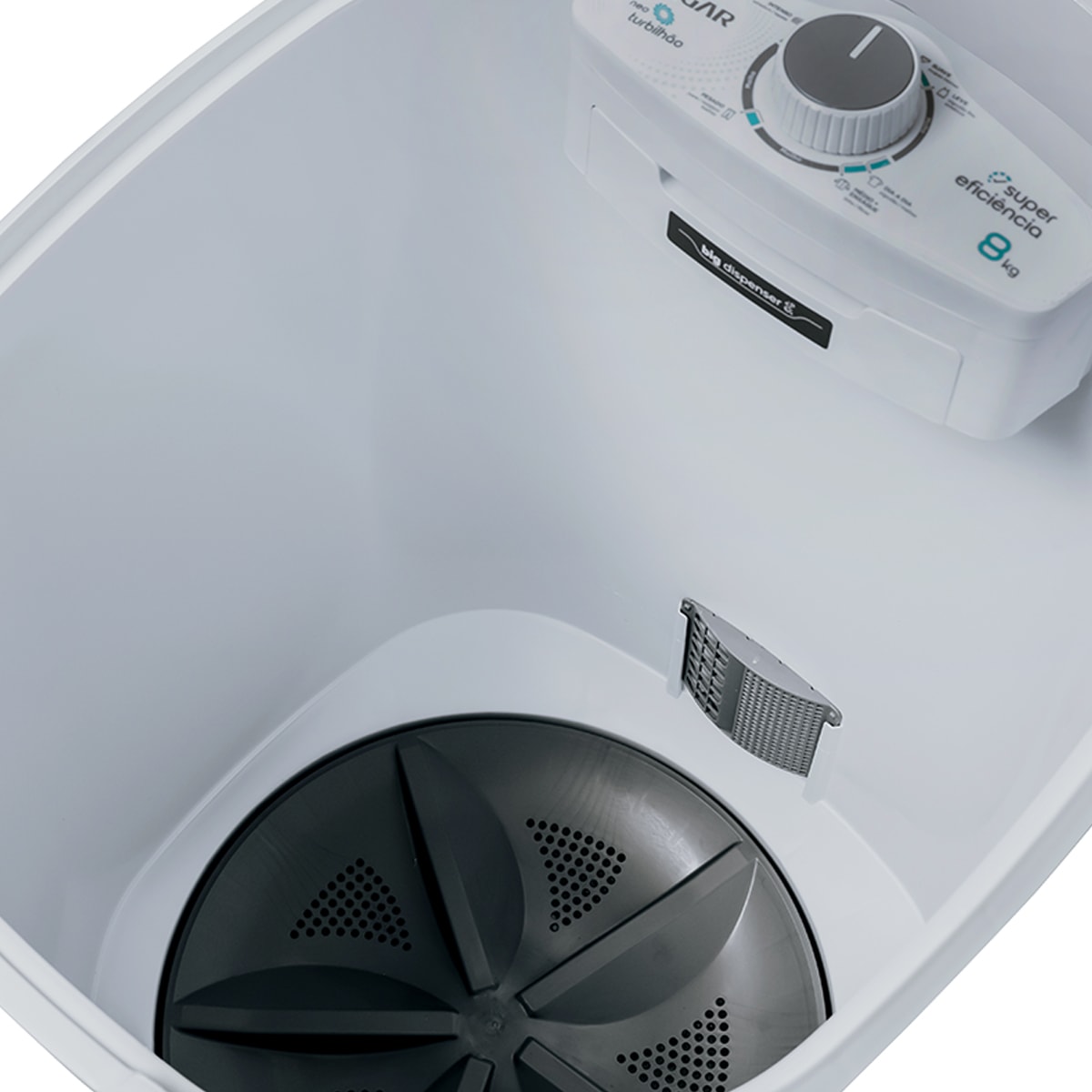 Tanquinho Neo Turbilhão 8KG Branco Suggar - Imagem principal - aebae6eb-bd6a-4d21-96f7-4a8d08371a20