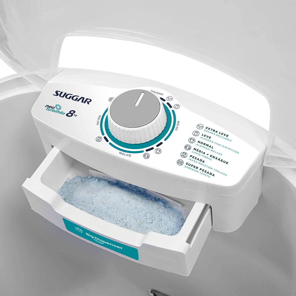 Tanquinho Neo Turbilhão 8KG Branco Suggar - f4fbec4e-c8c0-46af-b160-931c25239ca3