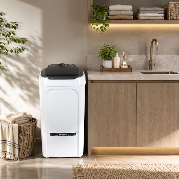 Tanquinho Suggar Lavamax Eco 10kg Branco - Imagem principal - 777f24d4-6be6-4cb2-9171-f05585ff81c8