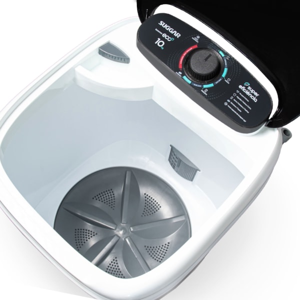 Tanquinho Suggar Lavamax Eco 10kg Branco - Imagem principal - 598484ad-774f-4463-97f5-737d9c4aa0b3