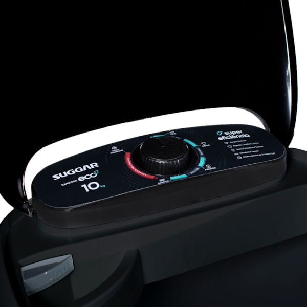 Tanquinho Suggar Lavamax Eco 10kg Preto  - Imagem principal - b210ed73-40ce-4b95-9d22-0eeaae6193a2