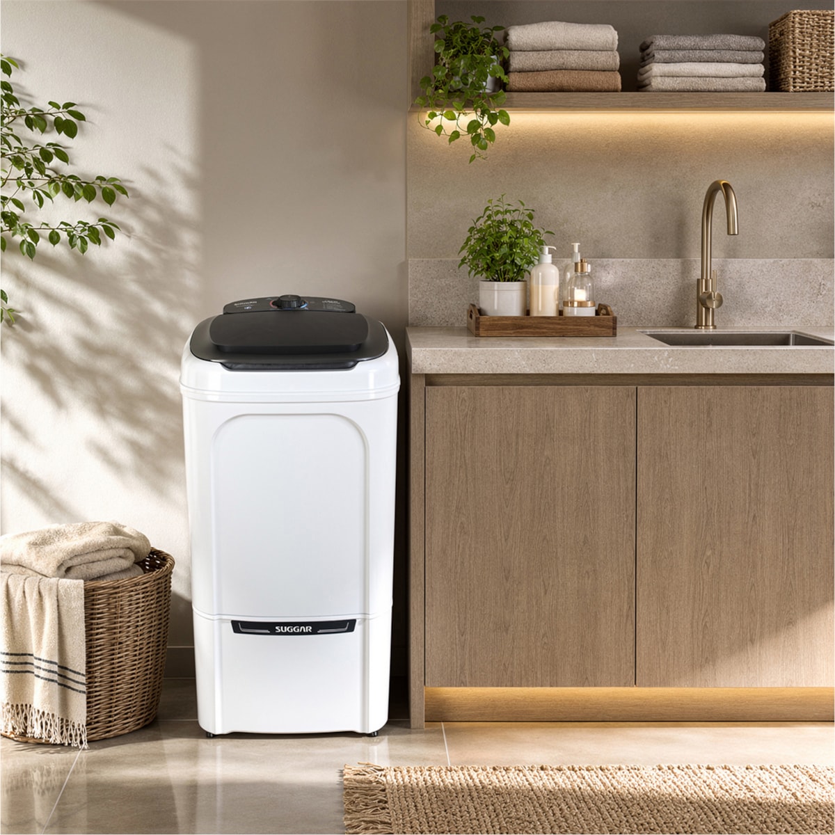 Tanquinho Suggar Lavamax Eco 15kg Branca - Imagem principal - 1f929ef2-7a9c-4d4d-93c6-55ecc14b97c9